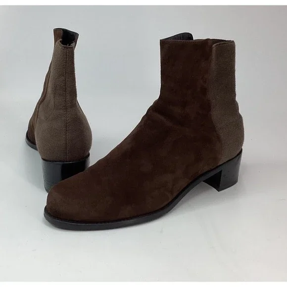 Stuart weitzman flat hot sale booties